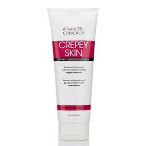 Advanced Clinicals, Crepey Skin, Wrinkle Smoothing Cream, 8-oz, New